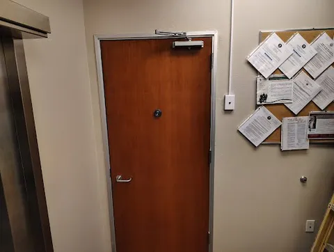 Commercial repair project photo showing tenant improvement, maintenance or punch-list work
