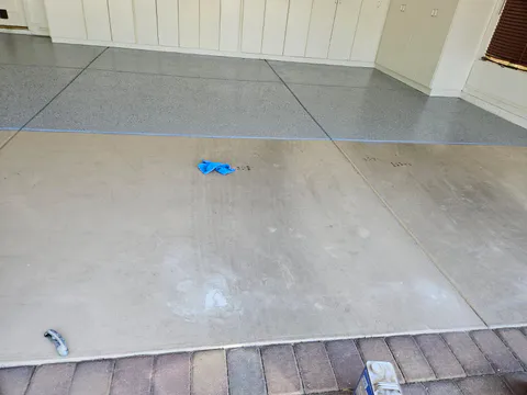 Epoxy floor coating project photo